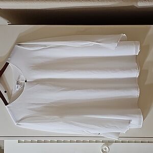 Calvin Klein Women’s White Long Sleeve Blouse Sz L